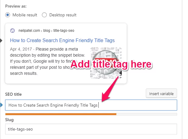 Local SEO ,How To Write SEO Friendly Title Tags